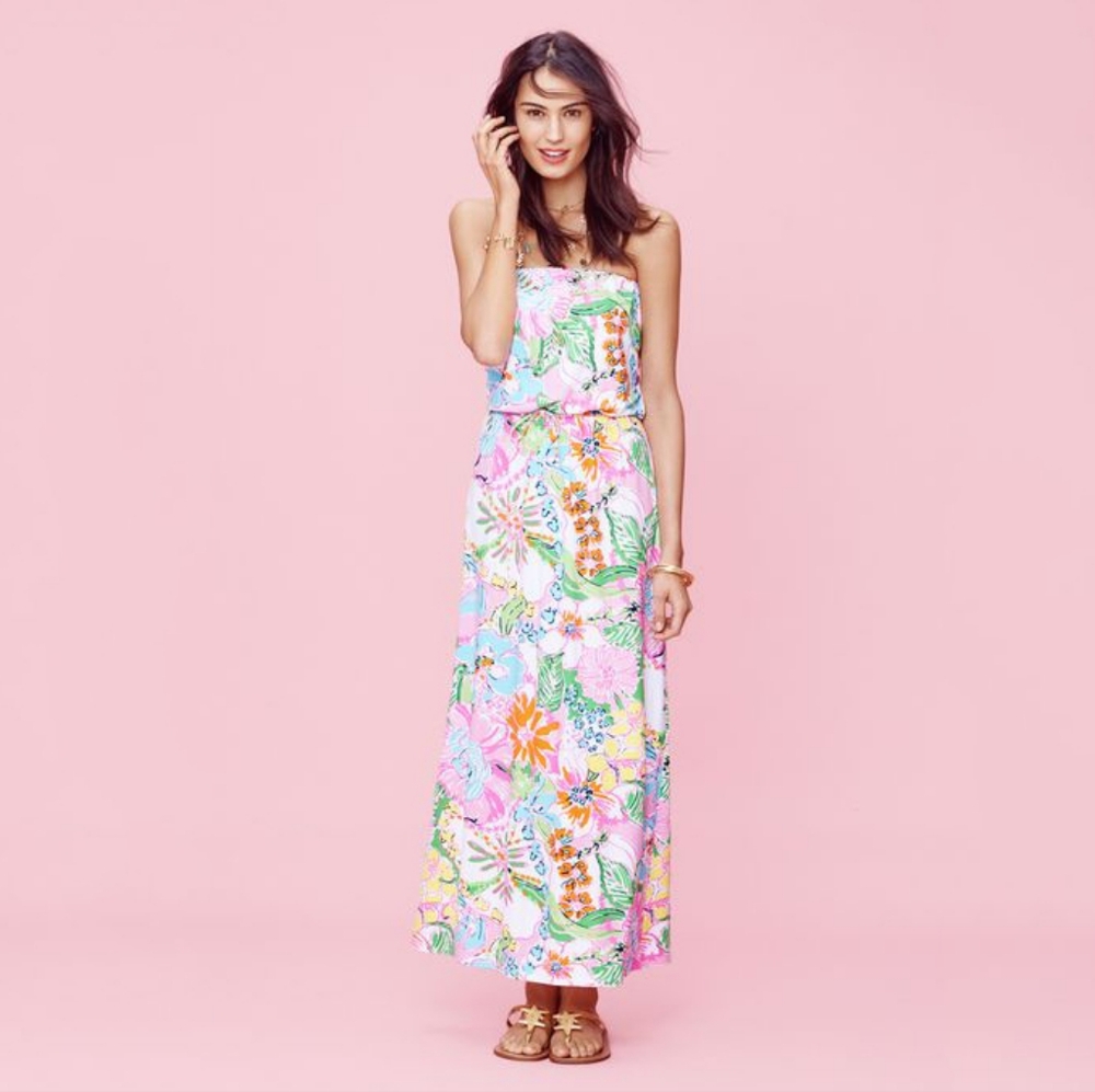 Lilly Pulitzer x Target elastic maxi dress